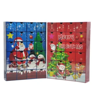 In Stock!Toy Gift Packaging Paper Boxes 24 Day Christmas Advent Calendar Box-1