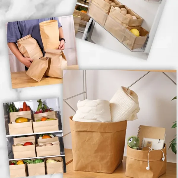 Kraft Paper Food Packaging Bags-1