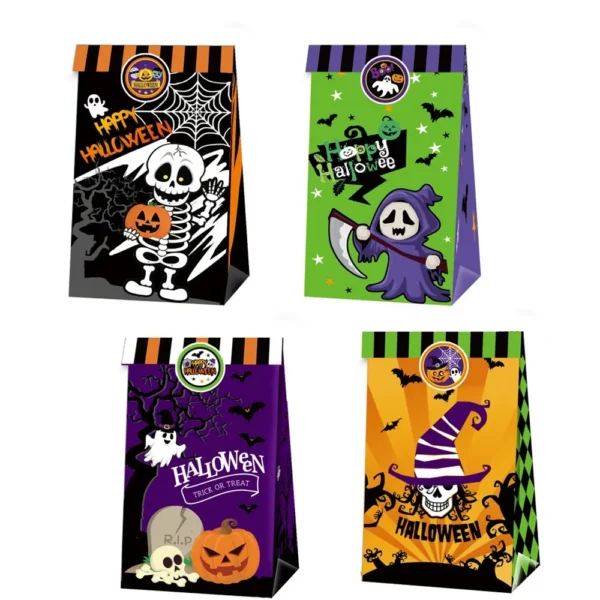 Halloween Candy Cookies Handmade Bag-5