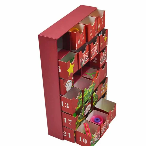 In Stock!Toy Gift Packaging Paper Boxes 24 Day Christmas Advent Calendar Box-2