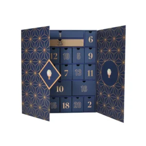 25 Days Countdown Cosmetic Printed Cardboard Empty Advent Calendar Gift Packaging Box-1