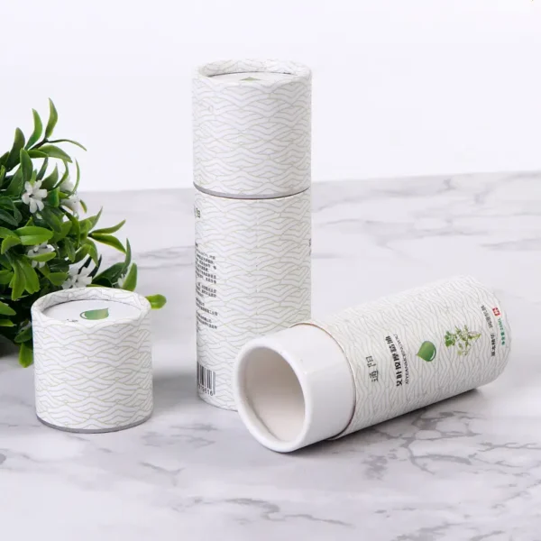 Cardboard Cylindrical Jar Cosmetic Packaging Box-3