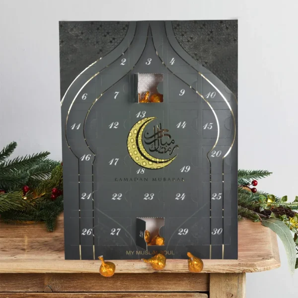 Printed Packaging Chocolate Gift Paper Christmas Advent Calendar Ramadhan Calendar Box-2