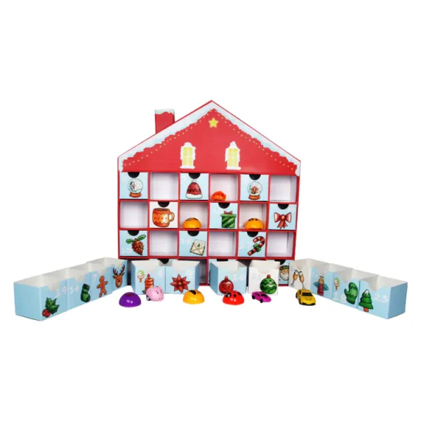 advent calendar 24pcs House Shape-4