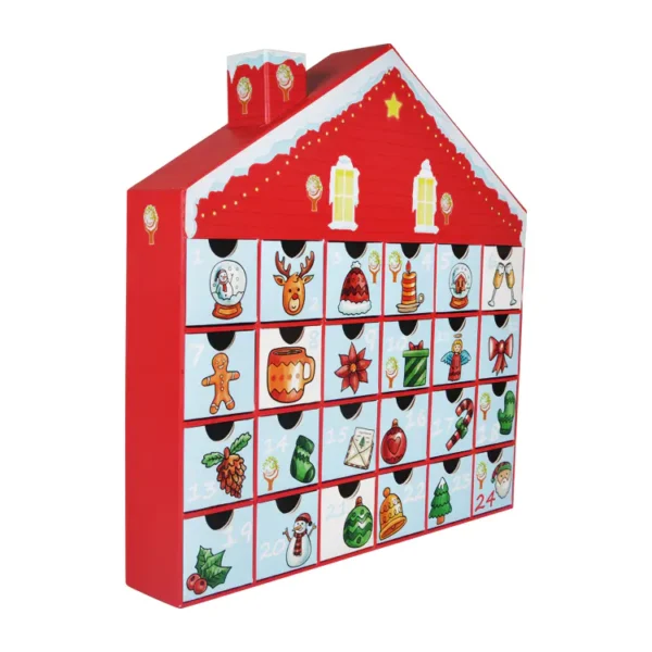 advent calendar 24pcs House Shape-2