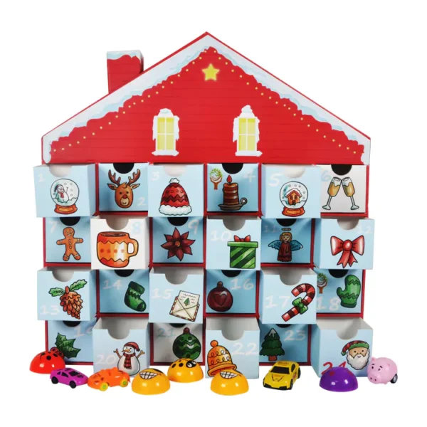 advent calendar 24pcs House Shape-7