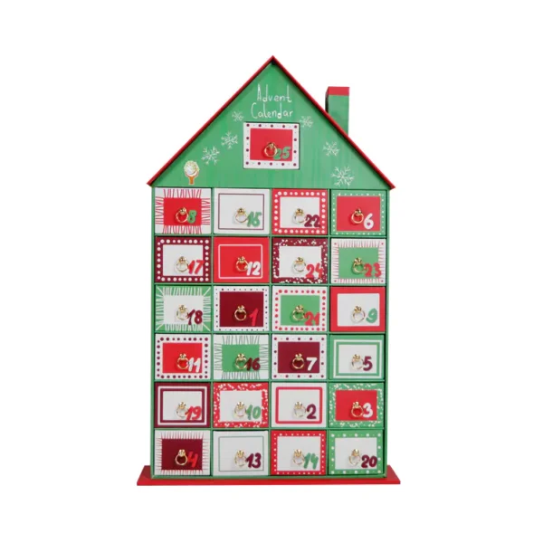 advent calendar 24pcs House Shape-1