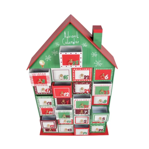 advent calendar 24pcs House Shape-6