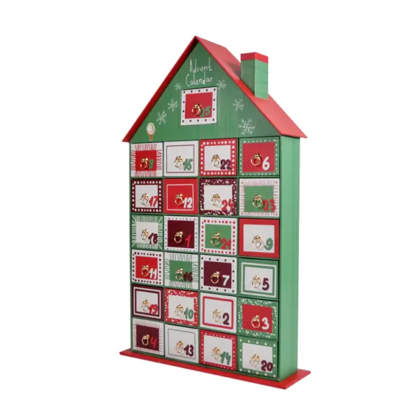 advent calendar 24pcs House Shape-2