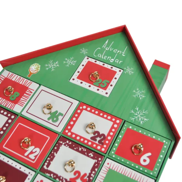 advent calendar 24pcs House Shape-4