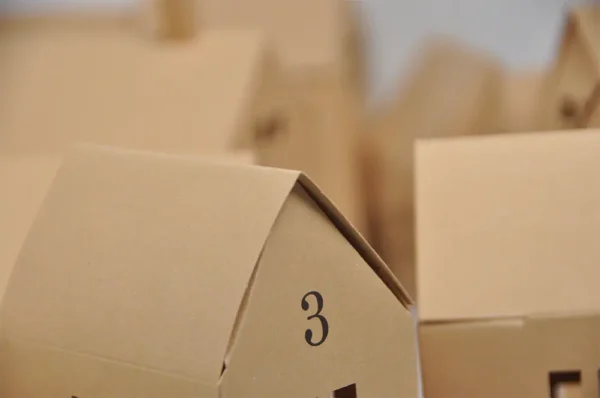 DIY House Paper Box Advent Calendar-8