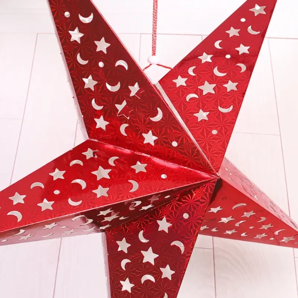 Origami Christmas Star Lantern Decoration-2