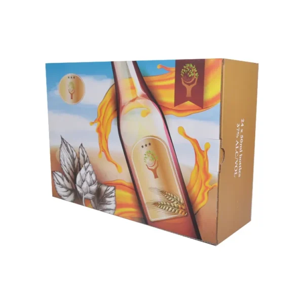 Custom Corrugated Cardboard Wine Shipping Packaging Box-1