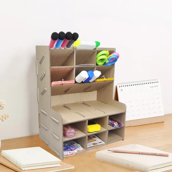 Paper Eco-Friendly Desktop Storage Organizer-3