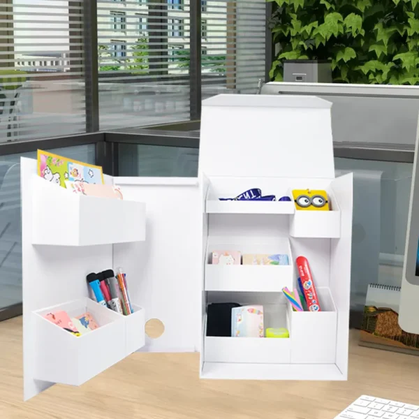 Foldable Desk Cardboard Storage Box-1