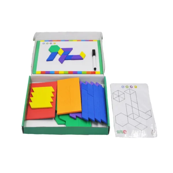 Magnetic Puzzle with Whiteboard and Pen-3