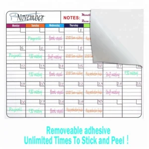 Whiteboard Calendar Rewards Chart Board-1