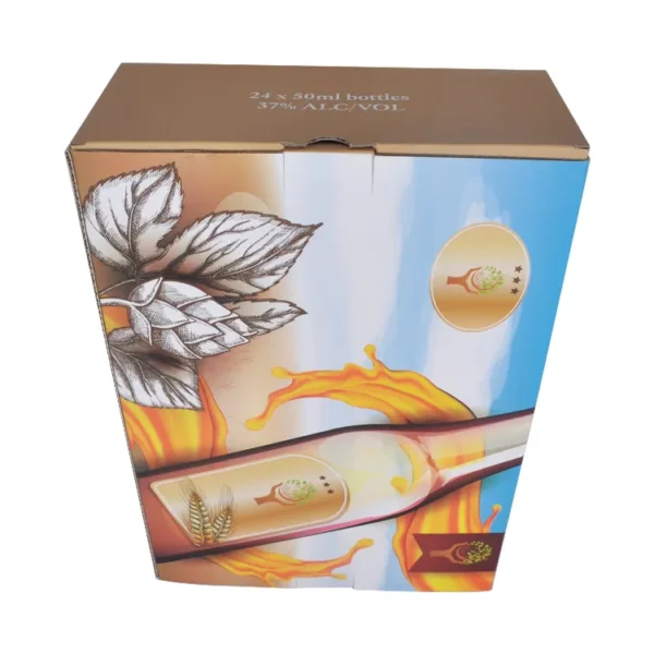 Custom Corrugated Cardboard Wine Shipping Packaging Box-5