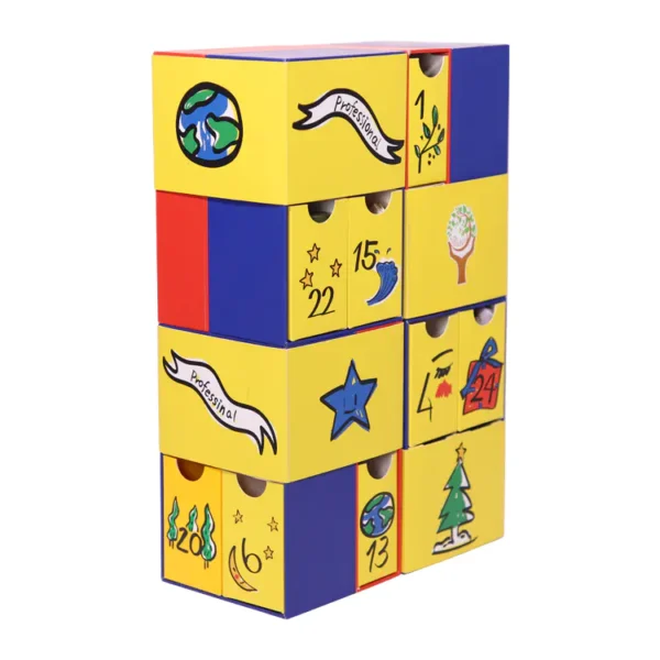 Advent Calendar 24pcs Cube Box-2