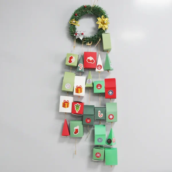 Advent Calendar Box with Wreath-9