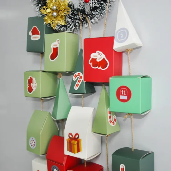 Advent Calendar Box with Wreath-6