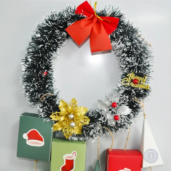 Advent Calendar Box with Wreath-8