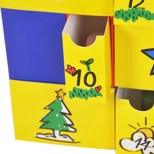 Advent Calendar 24pcs Cube Box-5