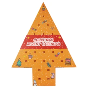 Christmas Tree Shaped Tear-Away Countdown Box-1