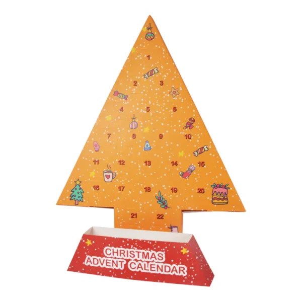 Christmas Tree Shaped Tear-Away Countdown Box-2